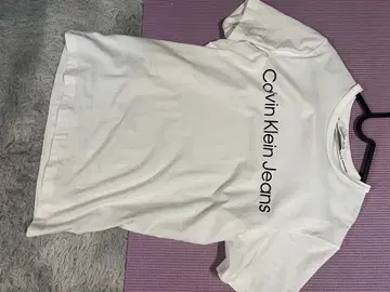 캘빈 클라인 진스 화이트 T셔츠 S