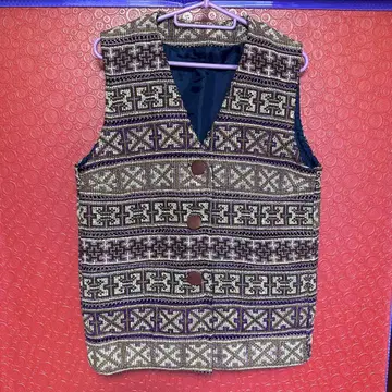 몽족 베스트 보라색