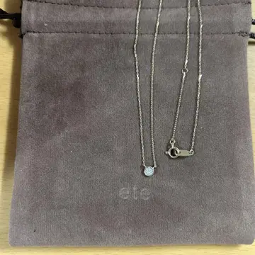 ete 브릴리언트 파베 목걸이