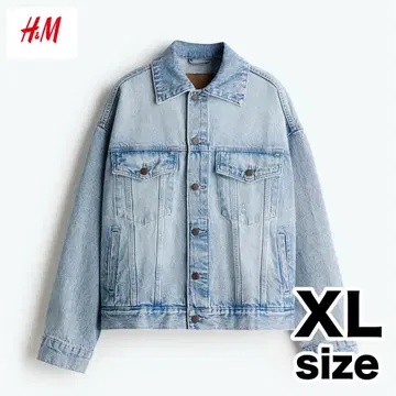 [ 새상품급 ] H&M 오버 사이즈 데님 자켓 XL 사이즈
