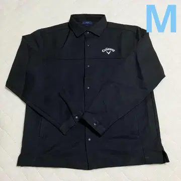 Callaway 긴팔 셔츠 블랙 M 사이즈