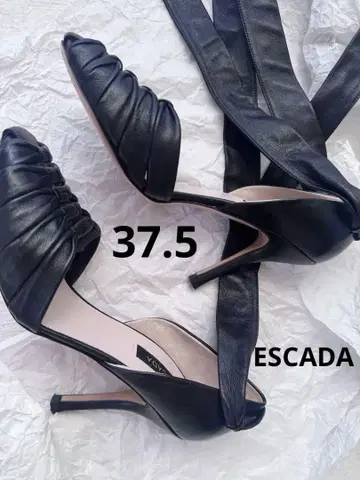 ESCADA 가죽 하이힐 37.5