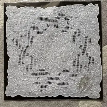 산터우 스와토우 손수건 자수 새상품 30 x 30cm