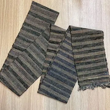 Os385 찢어진 직물 반폭 오비