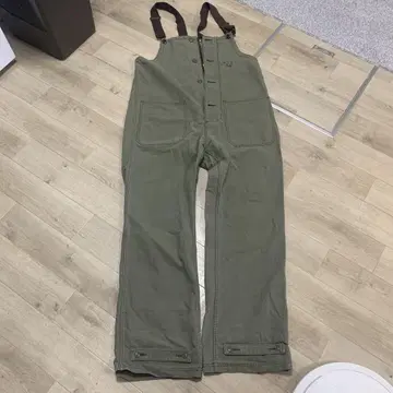 군용 올리브 그린 오버롤