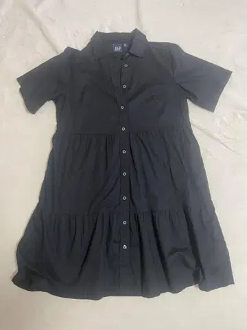 GAP 블랙 셔츠 원피스 XS