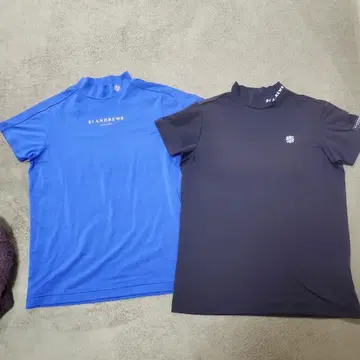 St Andrews 여성용 하이넥 셔츠 2장 세트