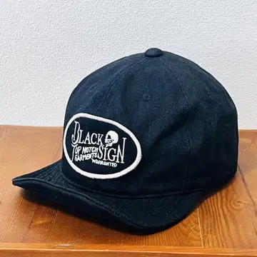 BLACK SIGN 야구 모자 블랙