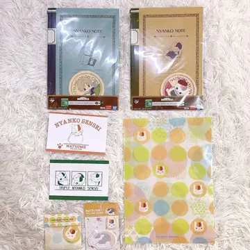 나츠메 우인장 냥코센세 굿즈 세트 클리어 파일 노트 클리어 파일