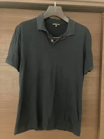 JAMES PERSE 블랙 피케 셔츠 사이즈 0