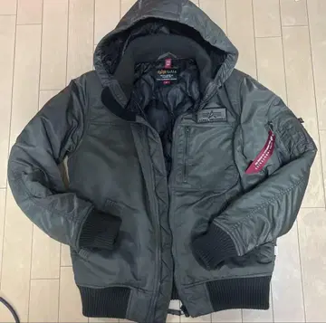 ALPHA INDUSTRIES 후디드 리브 자켓