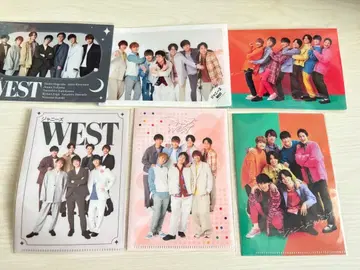 쟈니스 WEST WEST. 미니 클리어 파일 세트