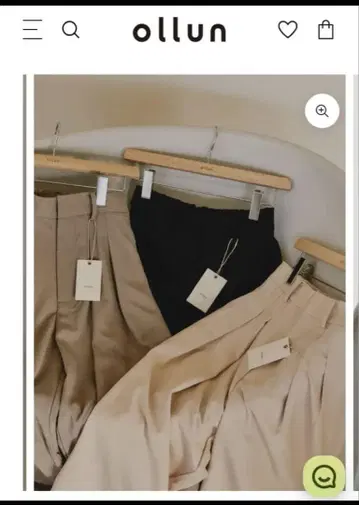 오룬 tuck wide pants 턱 와이드 팬츠 키리마루