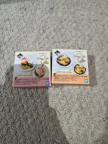 커비 카페 Kirby Cafe 미니 키링 2개 세트 제일복권