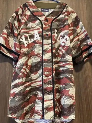XLARGE 카모 패턴 반팔 셔츠 M [새상품급] [무료배송]