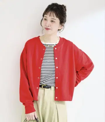 B.C STOCK 워셔블/2WAY 맨투맨 가디건
