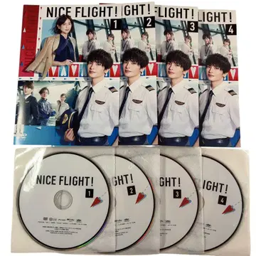 [ DVD ] TV 드라마 NICE FLIGHT! 전권 모음 4권 세트