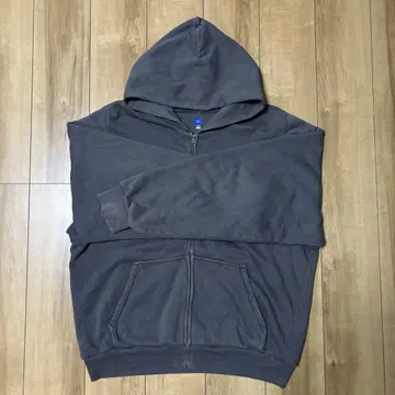 yzy 집업 후드티 다크 그레이 XL