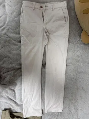 EDWIN 화이트 치노 팬츠