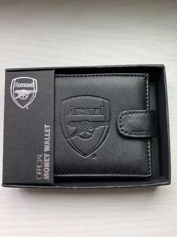아스날 접이식 지갑 블랙