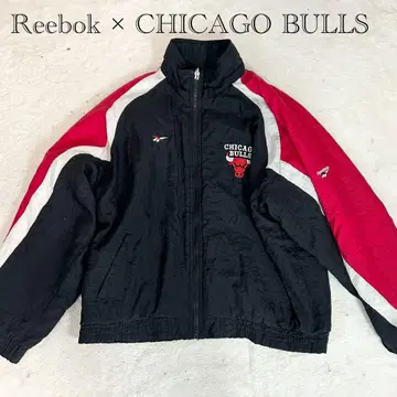 레어 Reebok 시카고 불스 나일론 자켓 90s