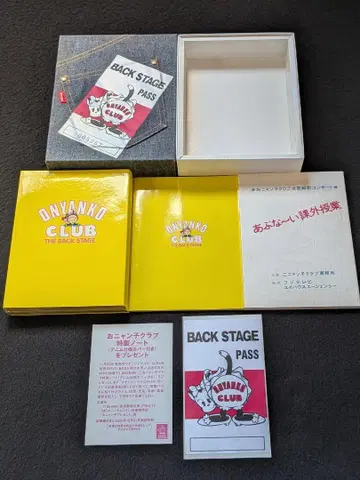 오냥코 클럽 더 백스테이지 DVD 콘서트 스티커 타카이 마미코