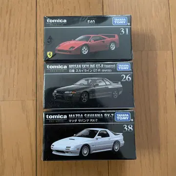토미카 미니카 3대 세트 F40 GT-R(R32) RX-7(FC3S)
