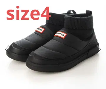 HUNTER WOMENS IN/OUT PUFFER KNIT BOOT 블랙