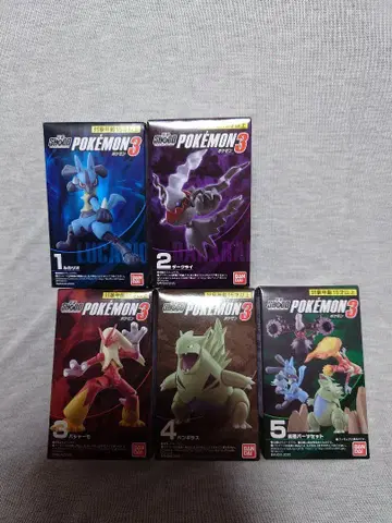 BF 가격 인하! 포켓몬 shodo3 피규어 풀세트