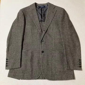 GUABELLO 체크 무늬 테일러드 자켓