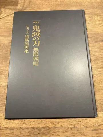 극장판 귀멸의 칼날 무한성편 팜플렛 최초 한정판