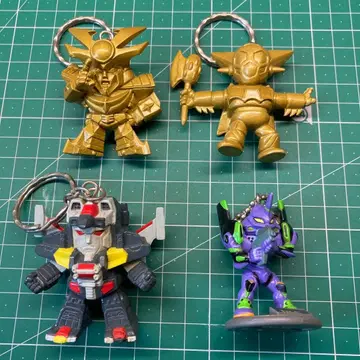 로봇 캐릭터 키링 4개 세트