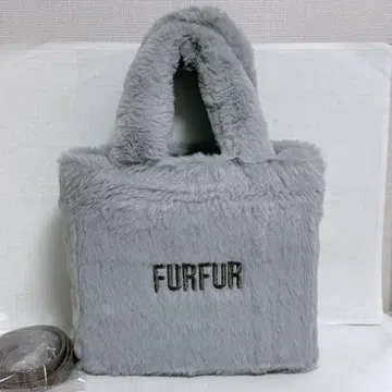 FURFUR 에코 퍼 토트백 퍼 백 SAX 퍼퍼 백