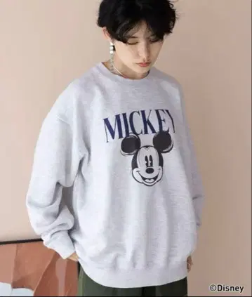 RAGEBLUE DISNEY/미키마우스 프린트 맨투맨