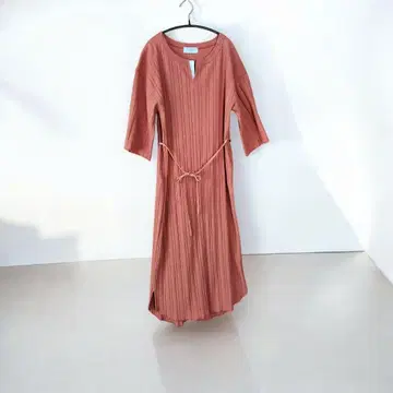 [미사용 새상품] SLOBE IENA 롱 원더스 7부 소매 테라코타