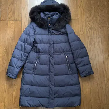 IENA 블랙 다운 자켓 퍼 포함 36