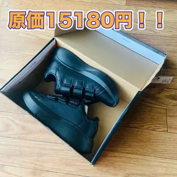 여성용 스니커즈 블랙 택 포함 TELIC 23cm 스니커즈