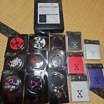 X JAPAN 제일복권 캔 미러 러기지 택 직소 퍼즐 세트