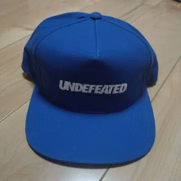 UNDEFEATED 파랑 스냅백 캡