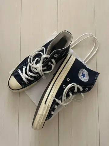 ALL STAR HI SIZE US6.5 25cm 네이비