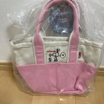 루토트 스누피 핑크 토트백
