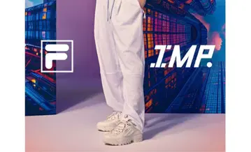 FILA 화이트/퍼플 스니커즈