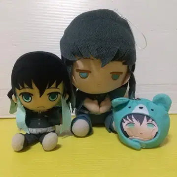 귀멸의 칼날 토키토 무이치로 봉제 인형 세트