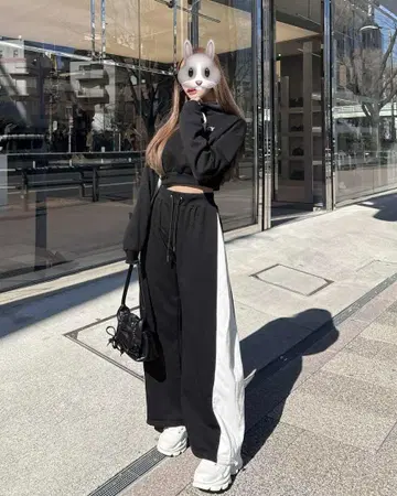 Cheri mi 슬림 레그 셋업