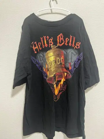 AC/DC Hell's Bells 티셔츠 2XL