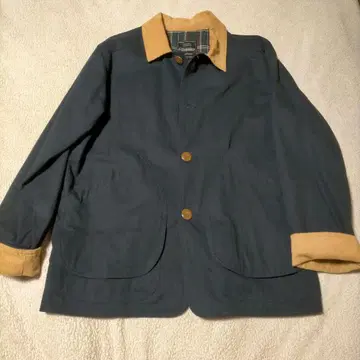 Temptation 헌팅 자켓 L 네이비 베이지