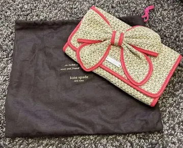 kate spade 리본 포함 클러치백