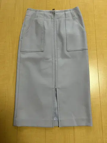 아이 블루 타이트 스커트