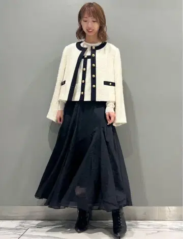 [ JILLSTUART ] 화이트 트위드