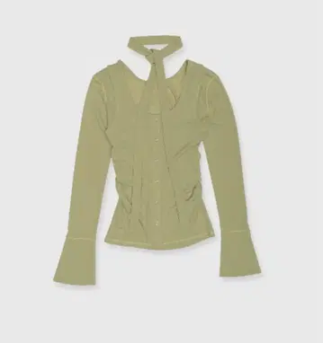 SCARF CHOKER TOPS/스카프 초커 상의